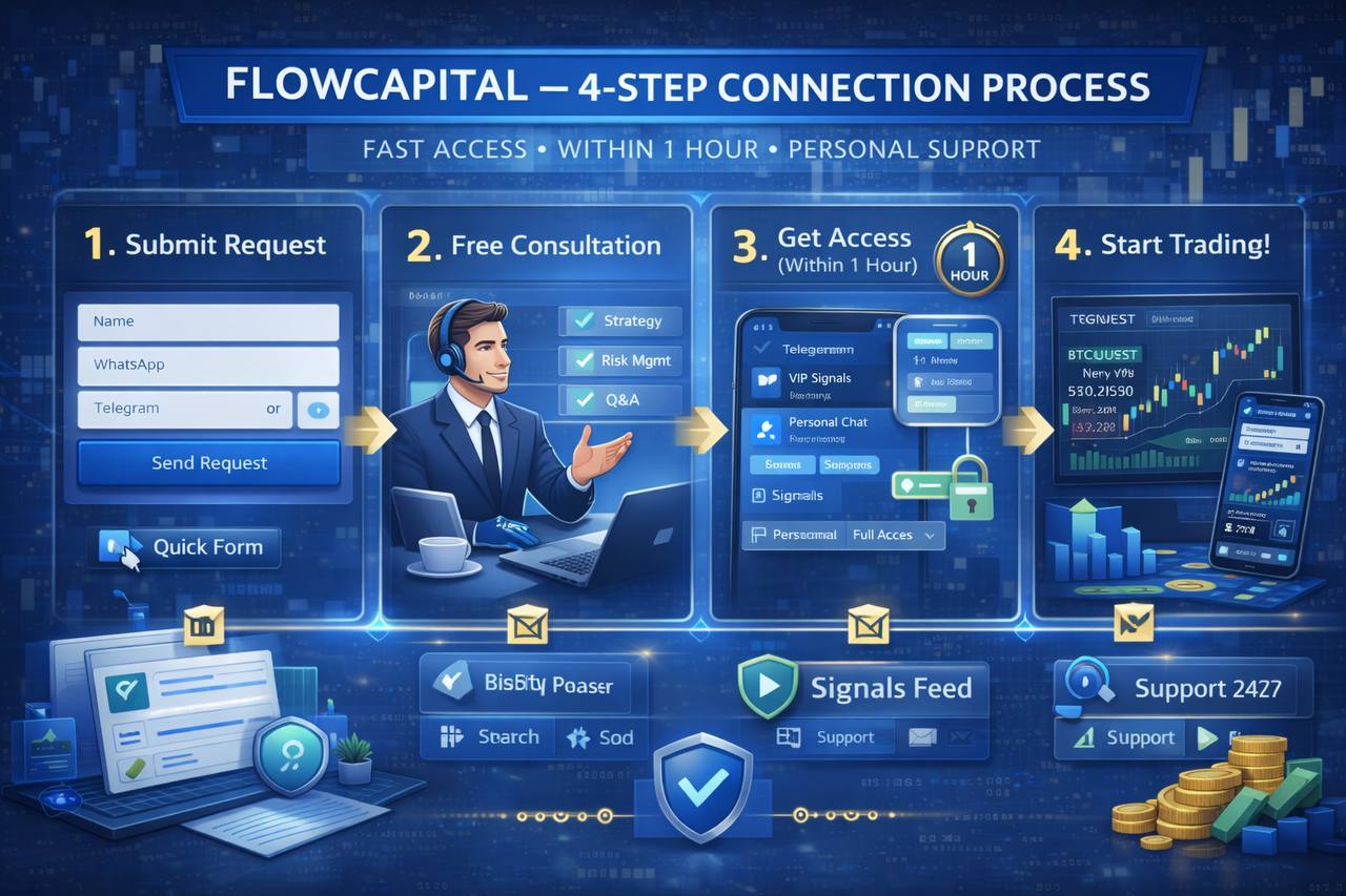 FlowCapital'den Telegram'da kripto para sinyallerine nasıl bağlanılır