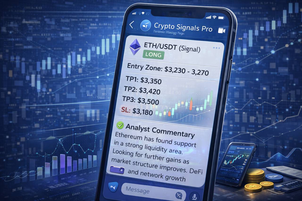 Telegram'da Ethereum Ticaret Sinyalleri